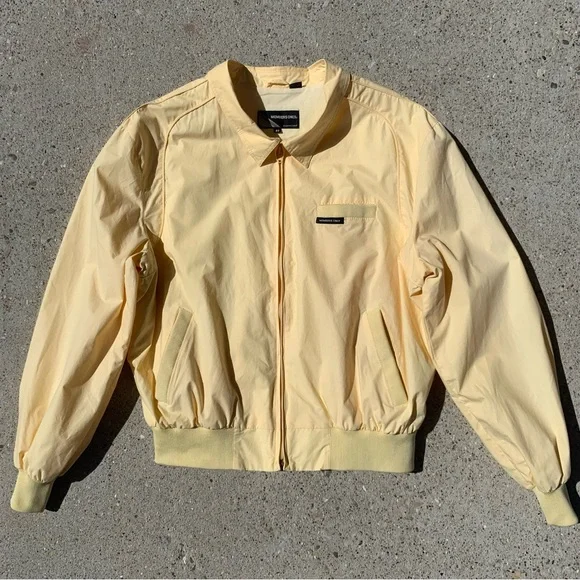 Members only jacket yellow hot sale